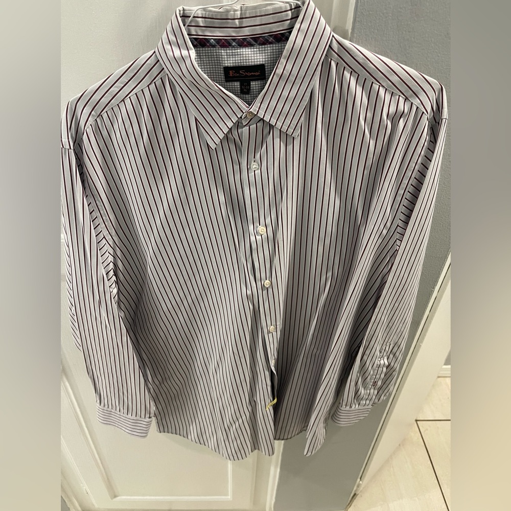 Ben Sherman long sleeve stripped shirt size XL